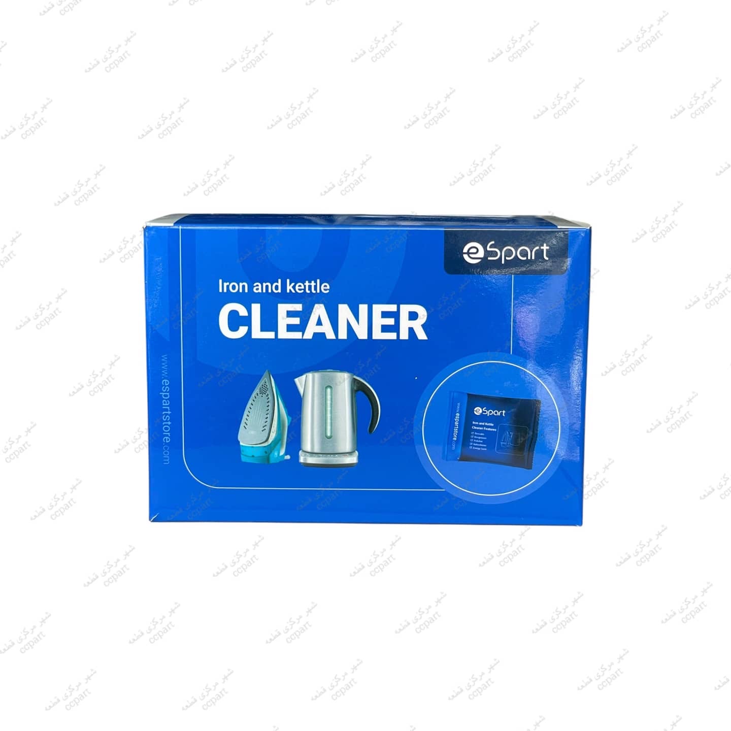 پودر جرمگیر اتو و کتری برند اسپارت بسته 5 عددی